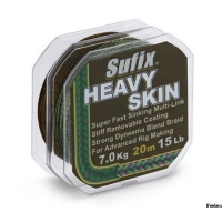 Леска Heavy Skin Green and Choc 20м SUFIX